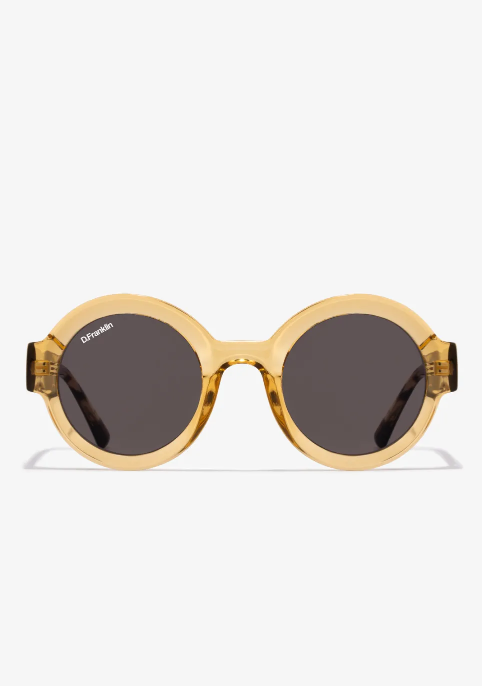 D.Franklin 913 Amber / Smoke|Damen Runde Sonnenbrillen