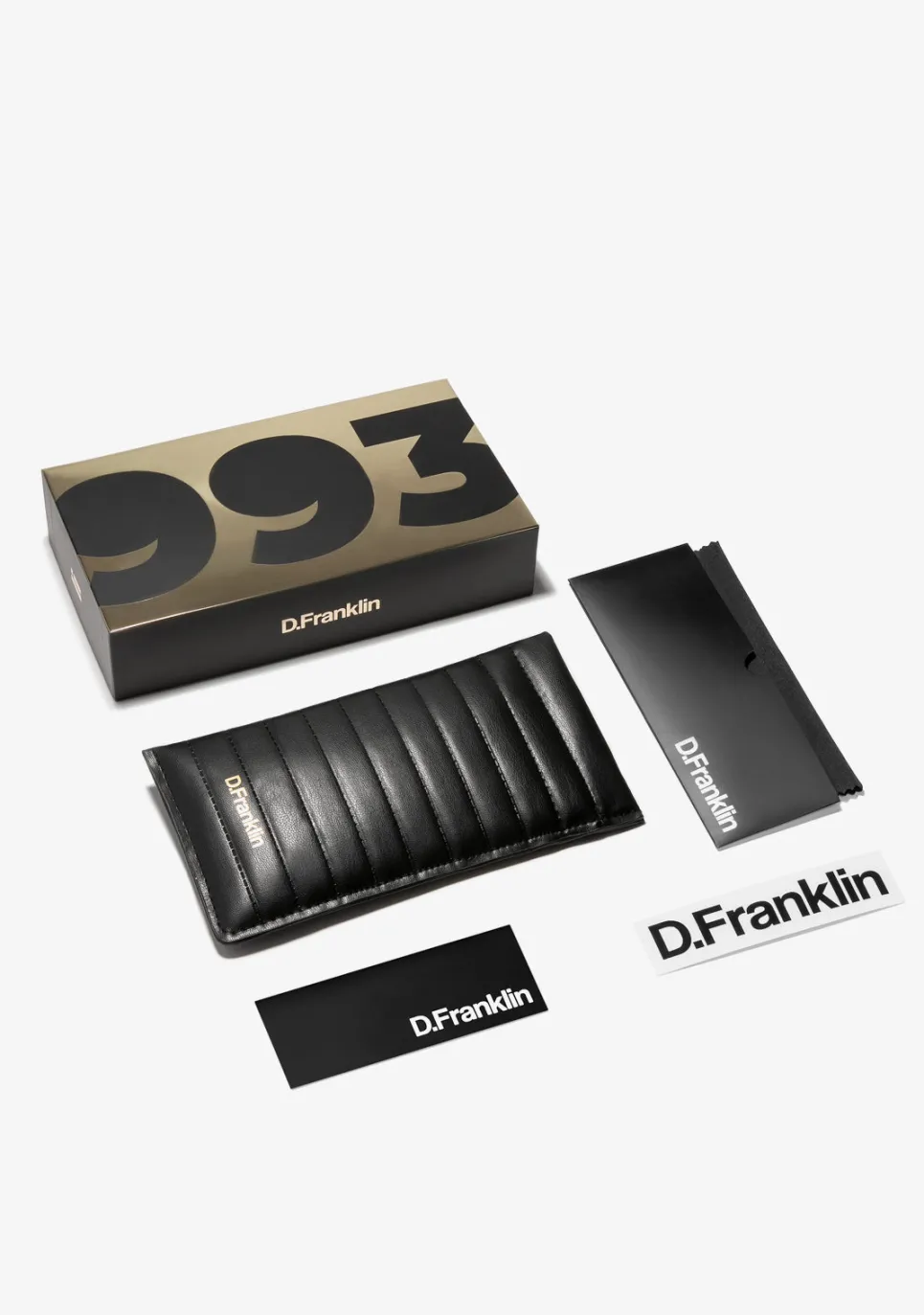 D.Franklin 993 Black / Black|Damen Cat Eye Sonnenbrillen