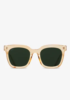 D.Franklin 993 Crystal Amber / G15|Damen Cat Eye Sonnenbrillen