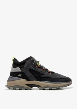 D.Franklin 347 Hike Black|Damen Sneakers|Lässige Stiefel