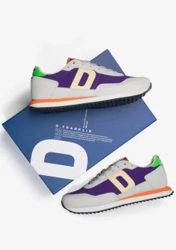 D.Franklin 535 Nylon Purple / Grey|Damen Sneakers
