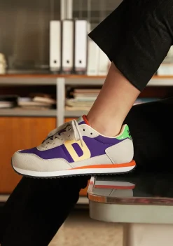 D.Franklin 535 Nylon Purple / Grey|Damen Sneakers