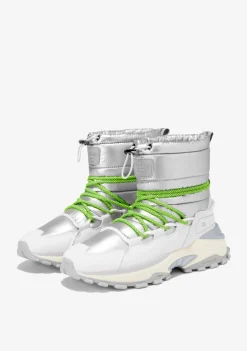 D.Franklin 347 Pluf Silver|Damen Stiefel