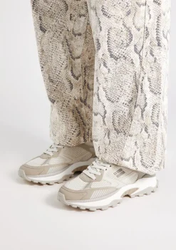 D.Franklin 347 Track Flag Beige|Damen Sneakers|Sneakers