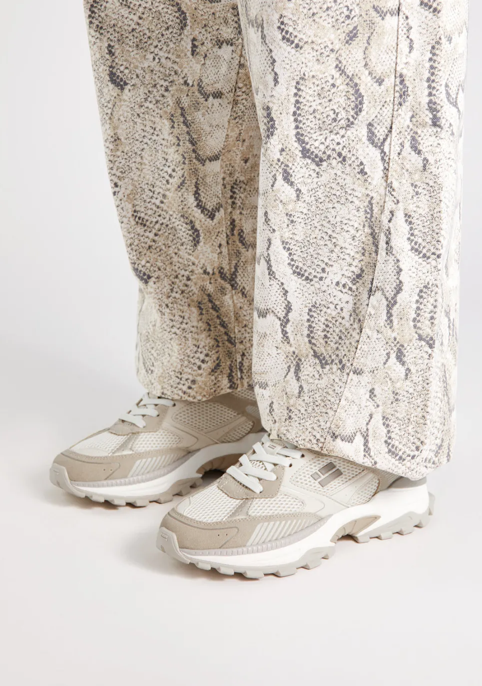 D.Franklin 347 Track Flag Beige|Damen Sneakers|Sneakers