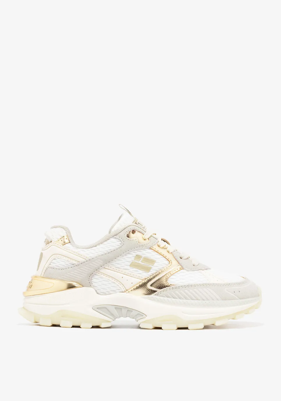 D.Franklin 347 Track Flame Metallic Gold|Damen Sneakers