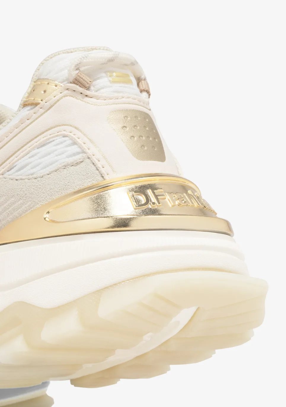 D.Franklin 347 Track Flame Metallic Gold|Damen Sneakers