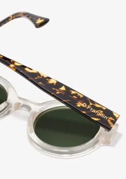D.Franklin 913 Transparent / G15|Damen Runde Sonnenbrillen