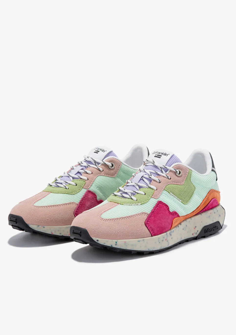 D.Franklin Active Flag Patch Lime|Damen Sneakers