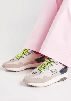 D.Franklin Active Flag Safari Beige|Damen Sneakers