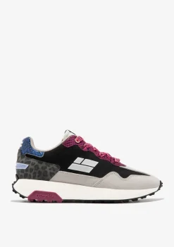 D.Franklin Active Flag Safari Black|Damen Sneakers