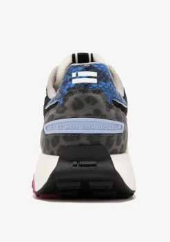 D.Franklin Active Flag Safari Black|Damen Sneakers
