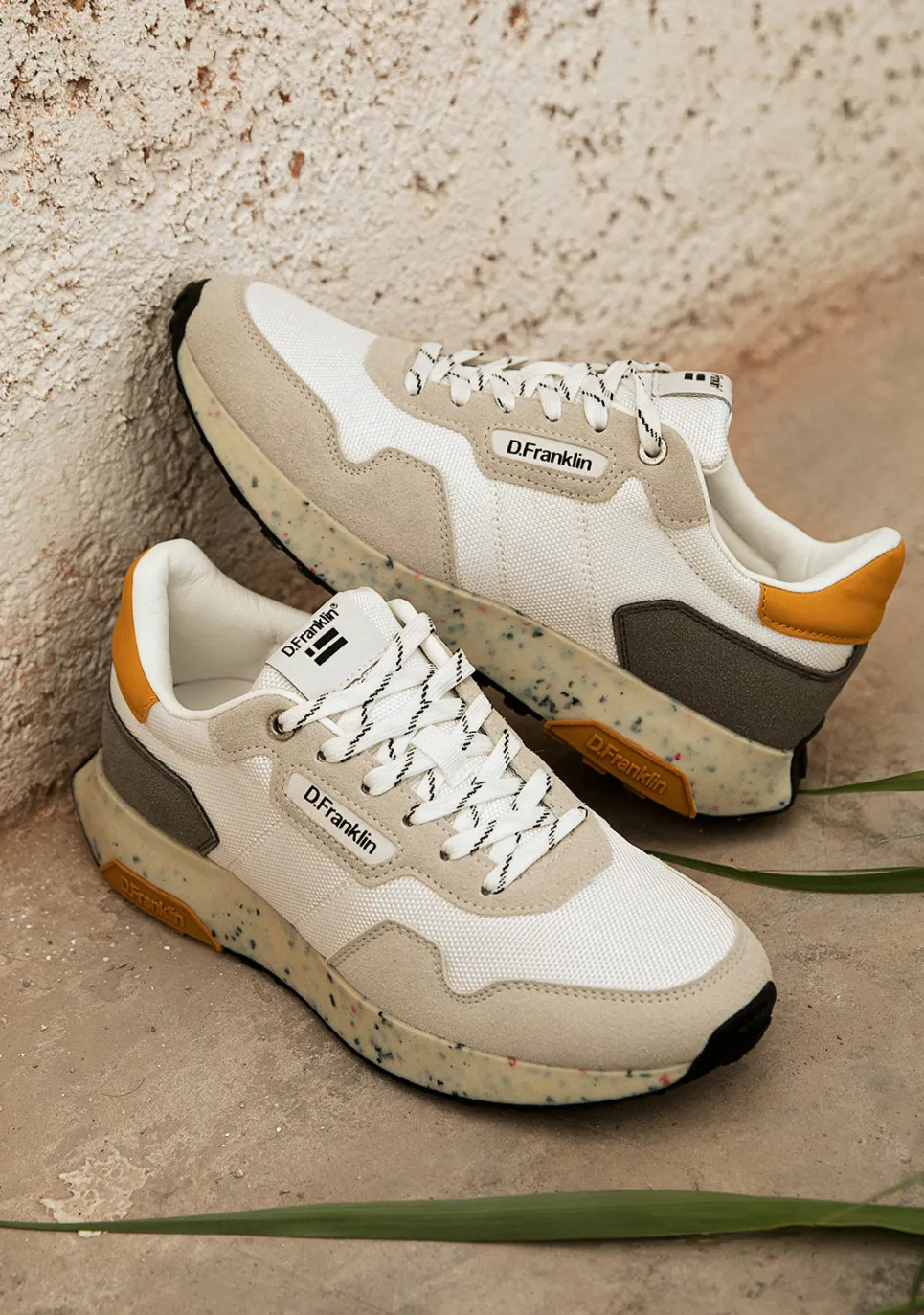 D.Franklin Active Nylon Basic White|Damen Sneakers|Sneakers