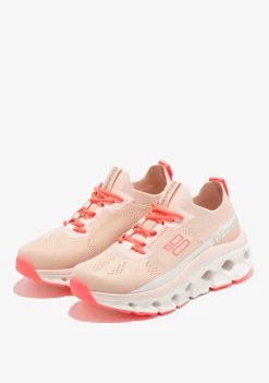 D.Franklin Aero Sneakers Mesh Coral|Damen Sneakers