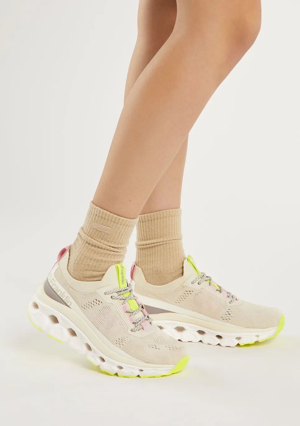 D.Franklin Aero Sneakers Mesh Peach|Damen Sneakers