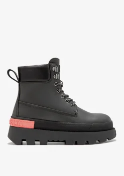 D.Franklin All Track Black|Damen Plattform-Stiefel|Lässige Stiefel