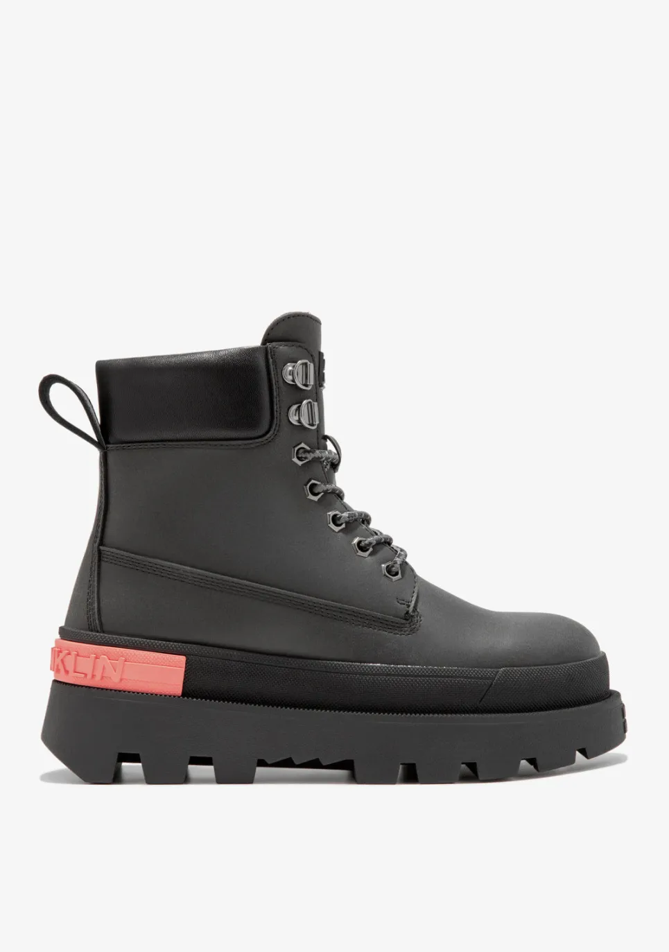 D.Franklin All Track Black|Damen Plattform-Stiefel|Lässige Stiefel