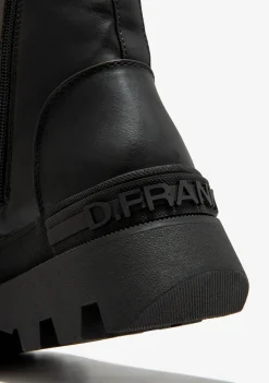 D.Franklin All Track Full Black|Damen Plattform-Stiefel|Lässige Stiefel