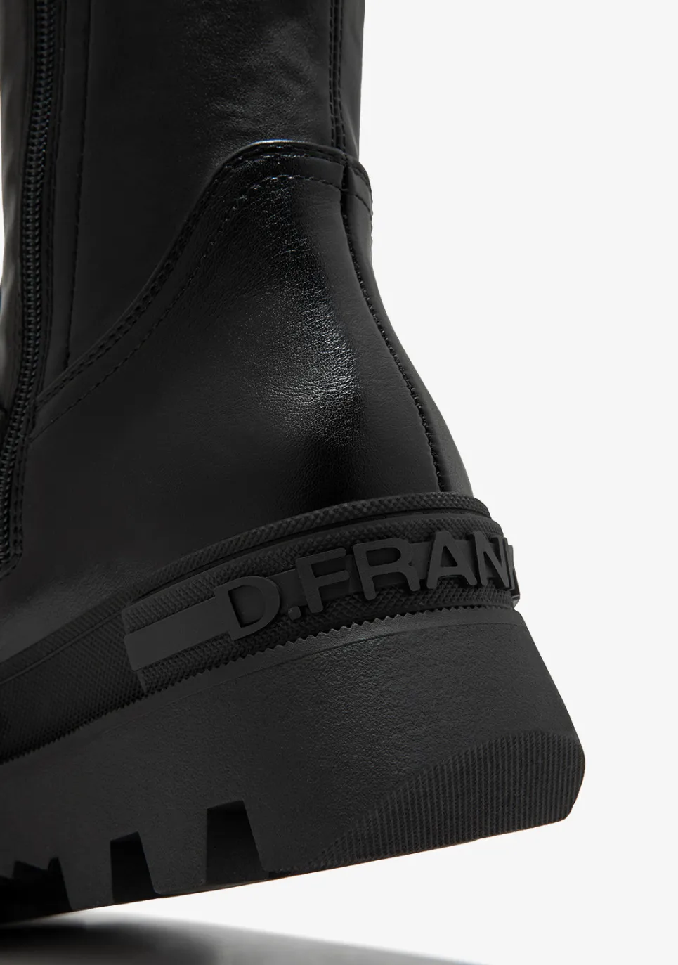 D.Franklin All Track High Black|Damen Plattform-Stiefel|Lässige Stiefel