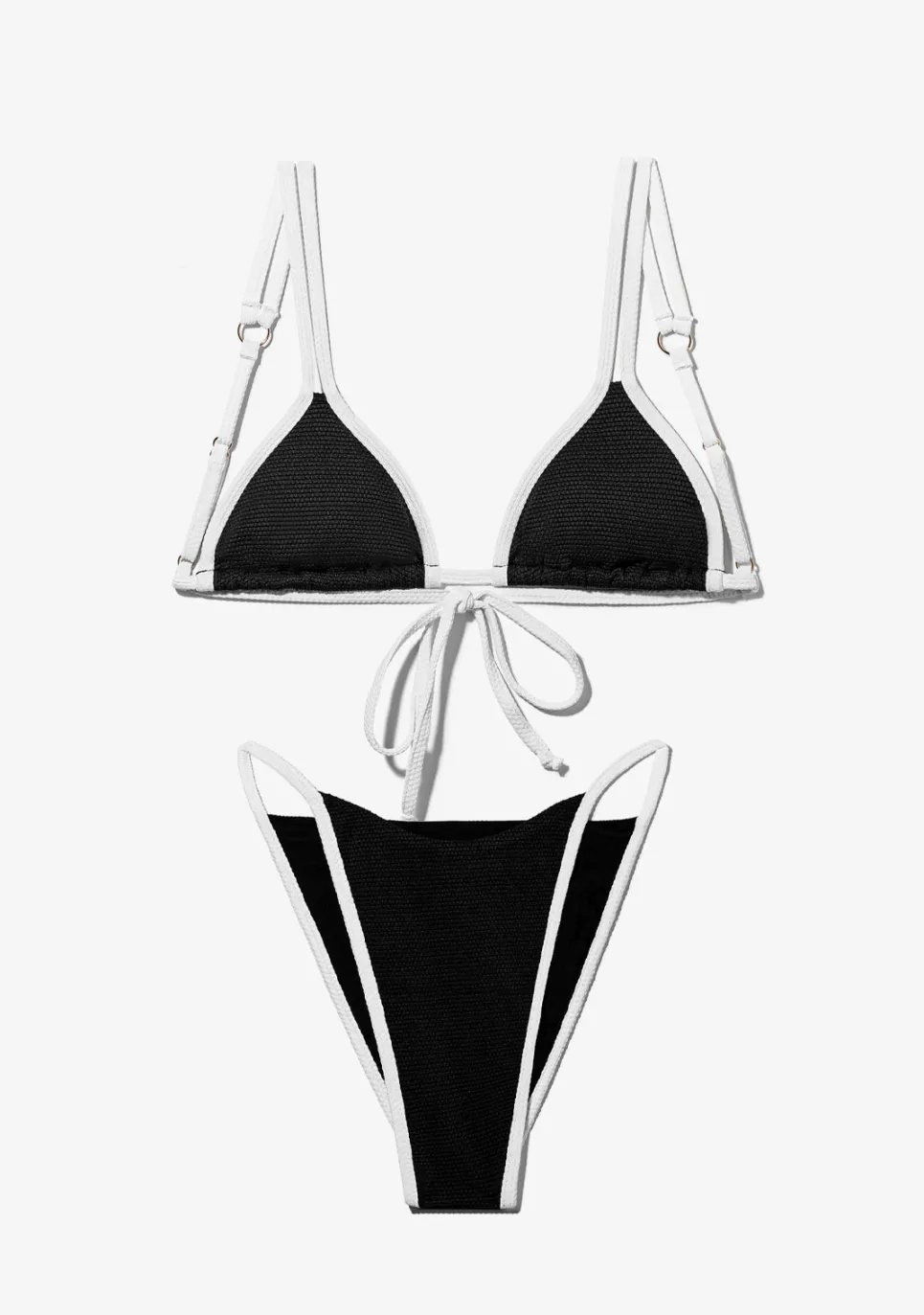 D.Franklin Aruba Top + Aruba Bottom Bikini Black|Damen Bikinis Und Einteiler