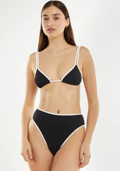 D.Franklin Aruba Top + Wake Bottom Bikini Black|Damen Bikinis Und Einteiler