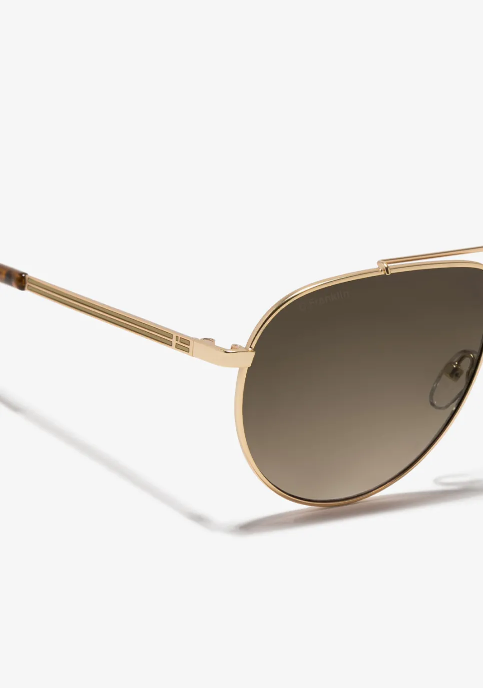 D.Franklin Aviator Legacy Gold / Brown|Damen Pilotenbrillen|Pilotenbrillen