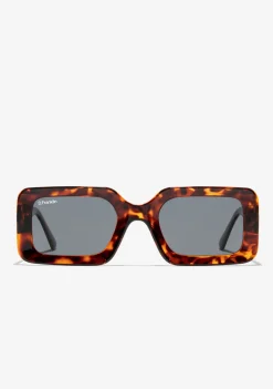 D.Franklin Bahamas Shiny Demi / Smoke|Damen Eckige Sonnenbrillen|Polarisierte Sonnenbrillen