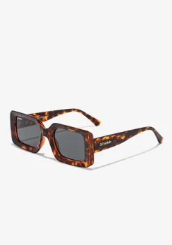 D.Franklin Bahamas Shiny Demi / Smoke|Damen Eckige Sonnenbrillen|Polarisierte Sonnenbrillen