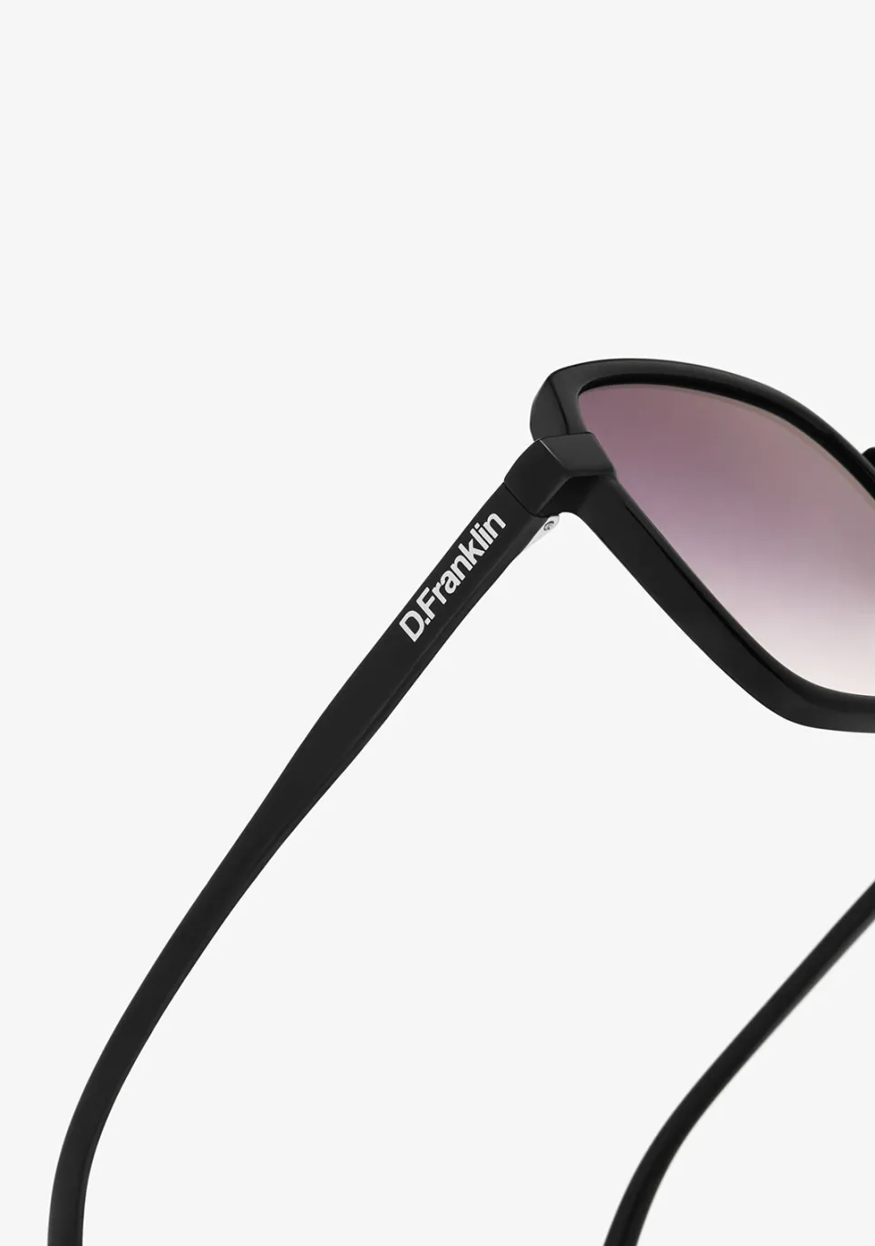 D.Franklin Banger Black / Gradient Smoke|Damen Eckige Sonnenbrillen