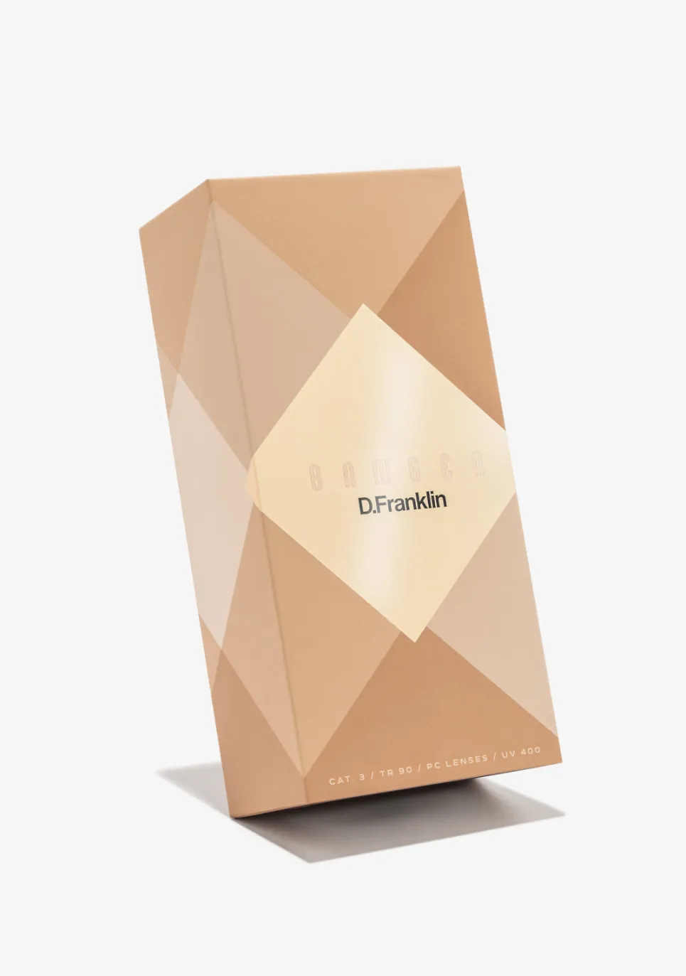 D.Franklin Banger Matte Tort / Gradient Brown|Damen Eckige Sonnenbrillen