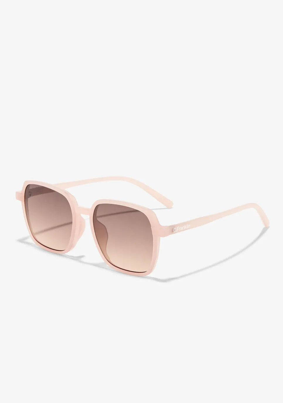 D.Franklin Banger Milky Pink / Gradient Warm Brown|Damen Eckige Sonnenbrillen