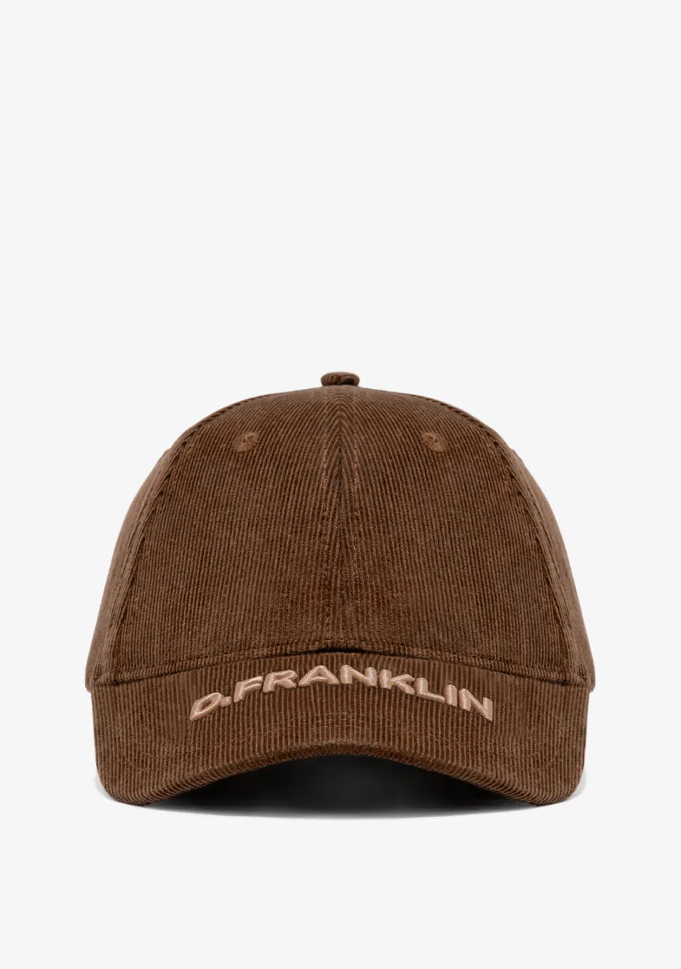 D.Franklin Basic Cord Cap Brown|Damen Kappen|Kappen