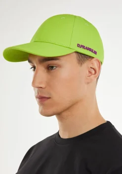 D.Franklin Basic Flag Cap Lime / Purple|Damen Kappen|Kappen