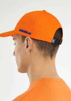 D.Franklin Basic Flag Cap Orange / Blue|Damen Kappen|Kappen