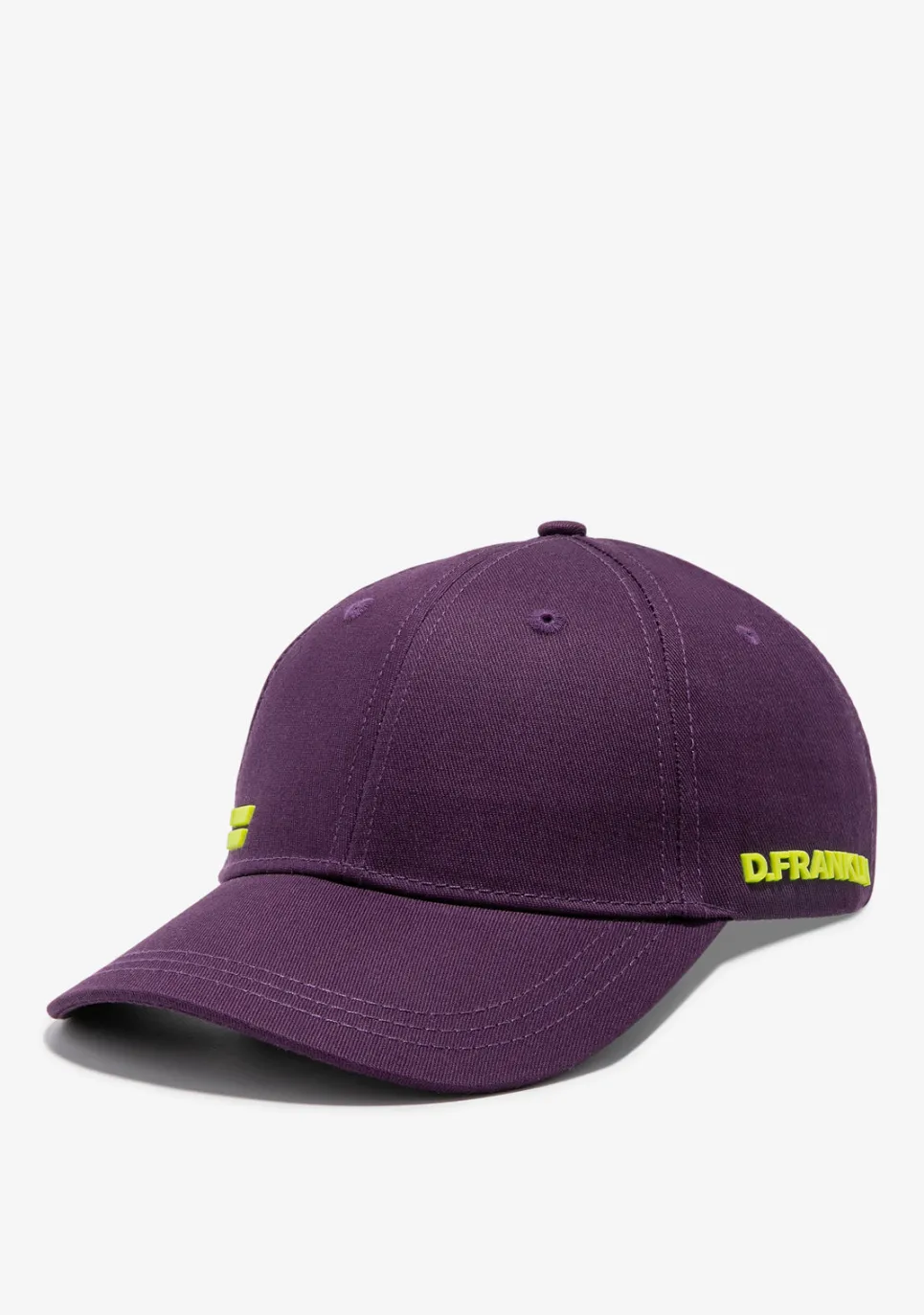 D.Franklin Basic Flag Cap Purple / Yellow|Damen Kappen|Kappen