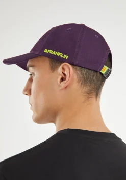 D.Franklin Basic Flag Cap Purple / Yellow|Damen Kappen|Kappen
