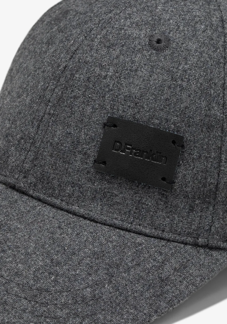 D.Franklin Basic Wool Cap Dark Grey|Damen Kappen|Kappen