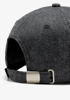 D.Franklin Basic Wool Cap Dark Grey|Damen Kappen|Kappen