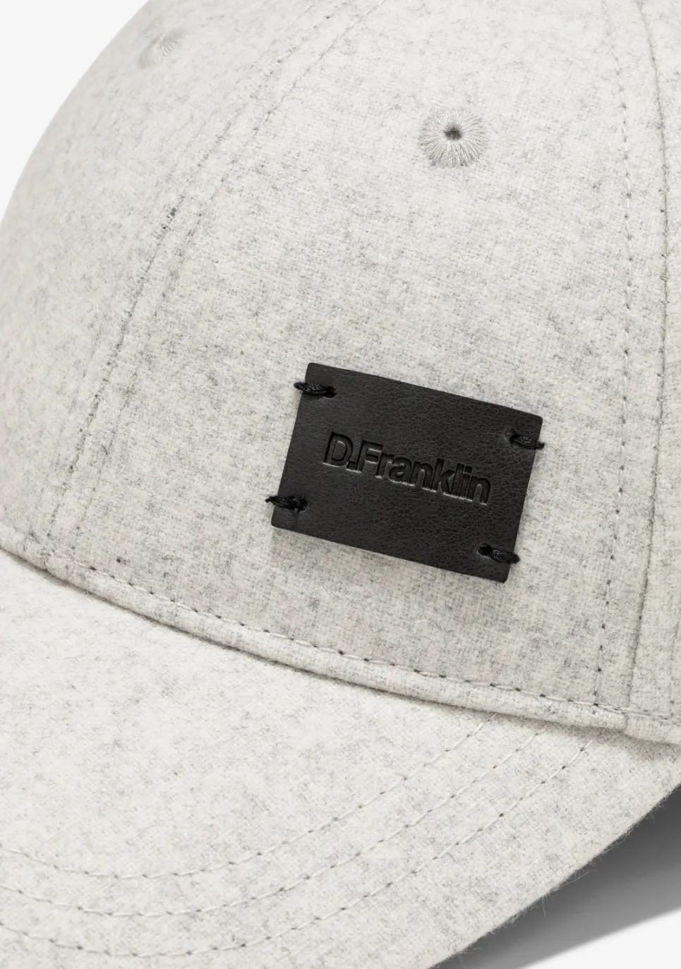 D.Franklin Basic Wool Cap Grey|Damen Kappen|Kappen