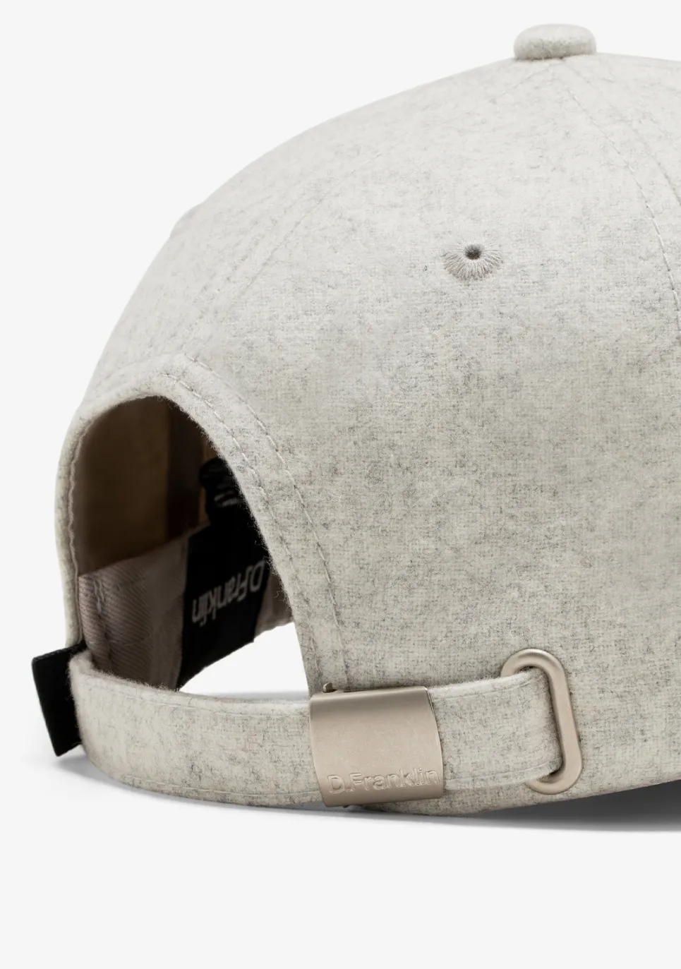 D.Franklin Basic Wool Cap Grey|Damen Kappen|Kappen