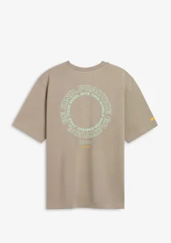 D.Franklin Be Kind T-Shirt Grey|Damen T-Shirts|T-Shirts