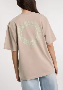 D.Franklin Be Kind T-Shirt Grey|Damen T-Shirts|T-Shirts