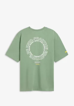 D.Franklin Be Kind T-Shirt Sage Green|Damen T-Shirts|T-Shirts