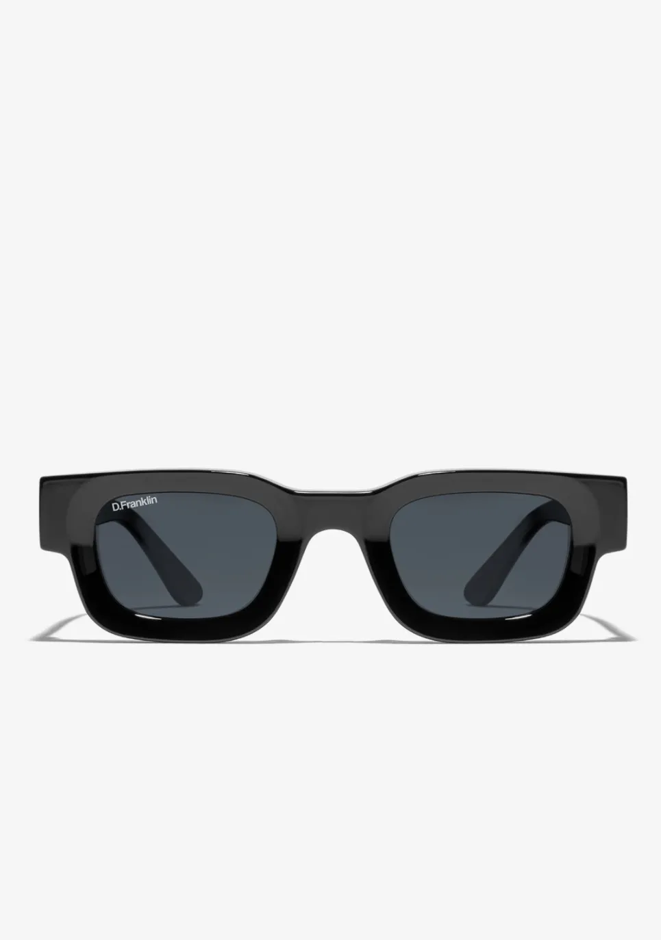 D.Franklin Bermuda Shiny Black / Smoke|Damen Polarisierte Sonnenbrillen|Polarisierte Sonnenbrillen