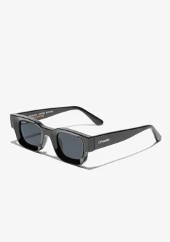 D.Franklin Bermuda Shiny Black / Smoke|Damen Polarisierte Sonnenbrillen|Polarisierte Sonnenbrillen