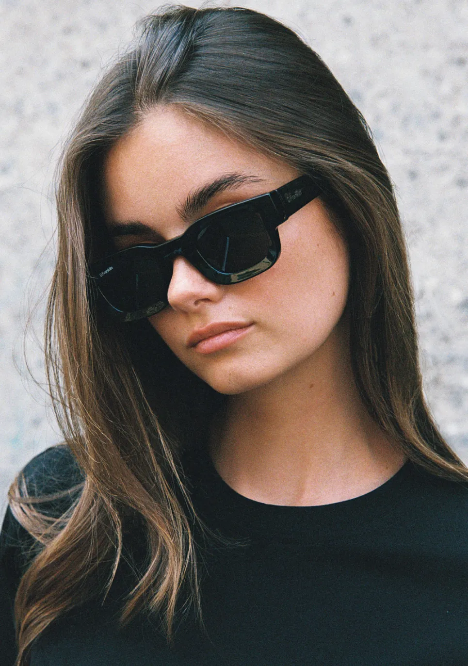 D.Franklin Bermuda Shiny Black / Smoke|Damen Polarisierte Sonnenbrillen|Polarisierte Sonnenbrillen
