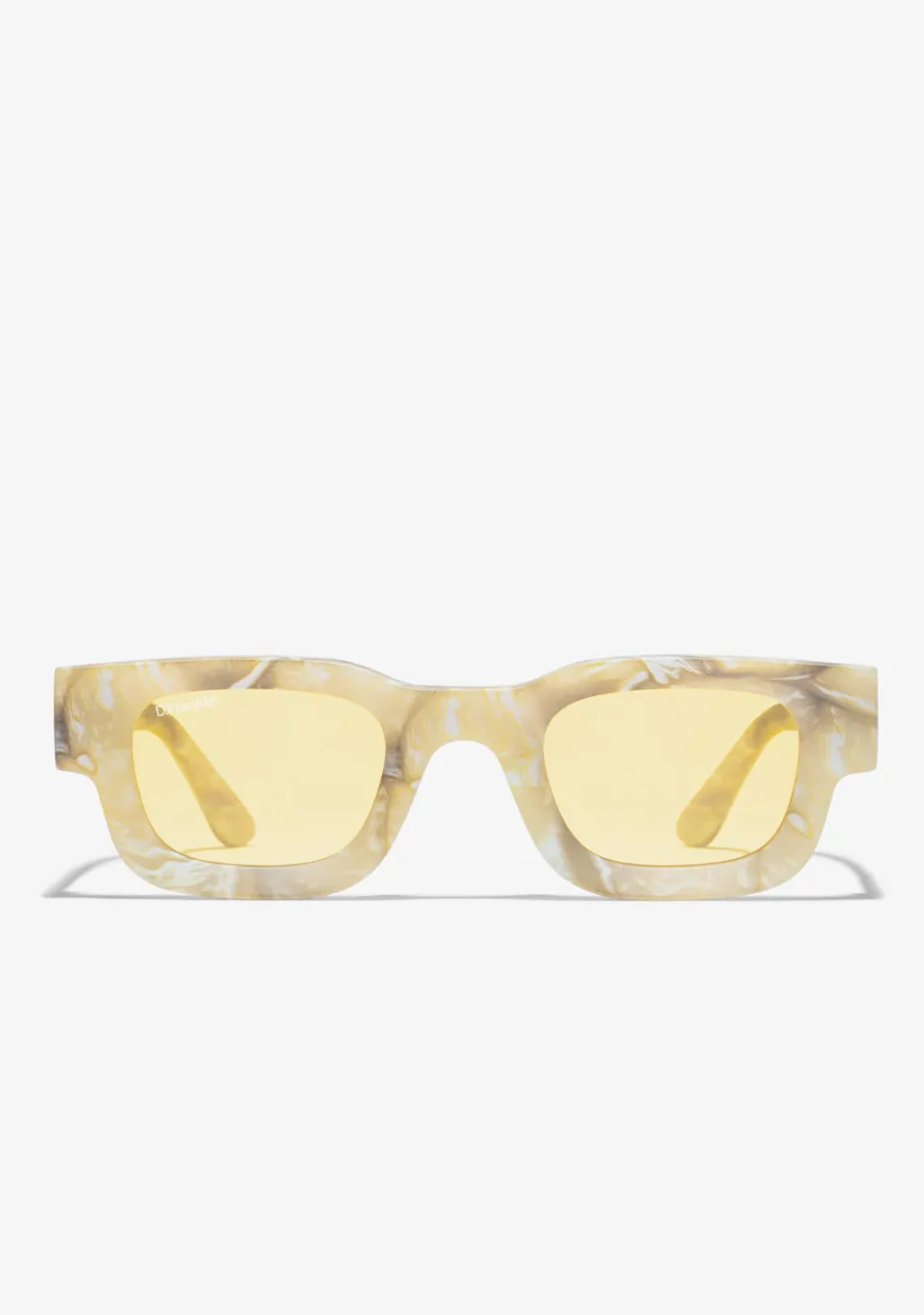 D.Franklin Bermuda White Stone / Yellow|Damen Polarisierte Sonnenbrillen|Polarisierte Sonnenbrillen