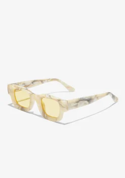 D.Franklin Bermuda White Stone / Yellow|Damen Polarisierte Sonnenbrillen|Polarisierte Sonnenbrillen