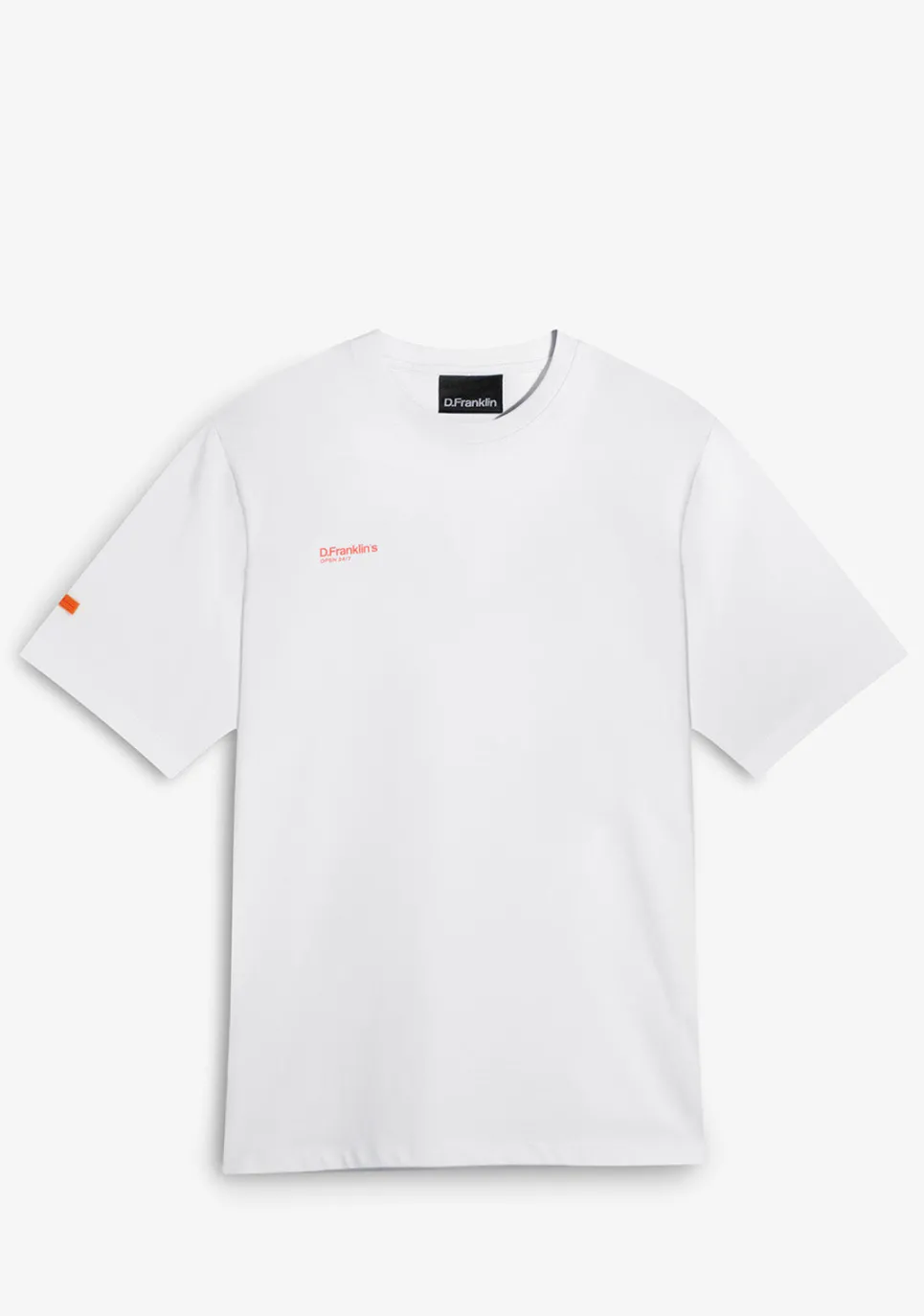 D.Franklin Best Burger T-Shirt White / Orange|Damen T-Shirts|T-Shirts