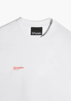 D.Franklin Best Burger T-Shirt White / Orange|Damen T-Shirts|T-Shirts